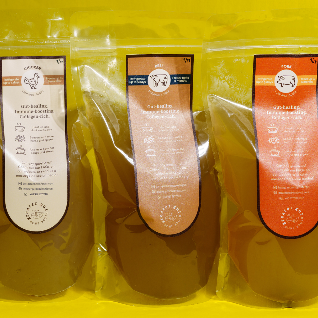 UNSALTED Bone Broth Package Greater Gut Bone Broth